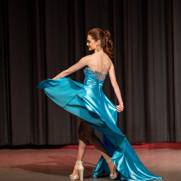 Aqua Blush Prom Fun Fashion/Runway/Formal Dress - Picture 5 of 5